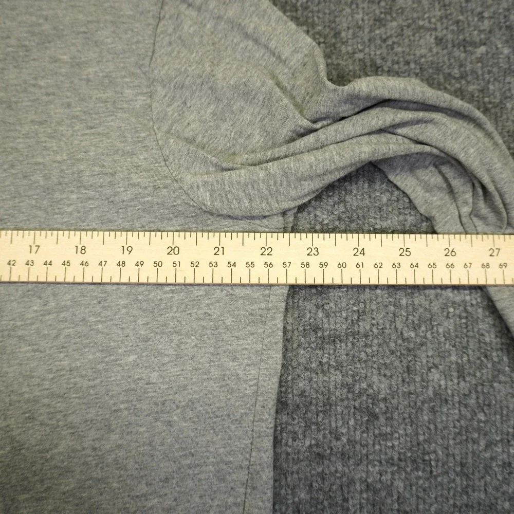 Polo Ralph Lauren Hoodie Mens Large Gray Lightweight T-Shirt Pony Preppy Shirt
